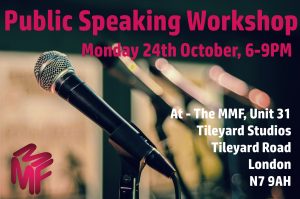 Public Speaking Workshop Flyer Basic