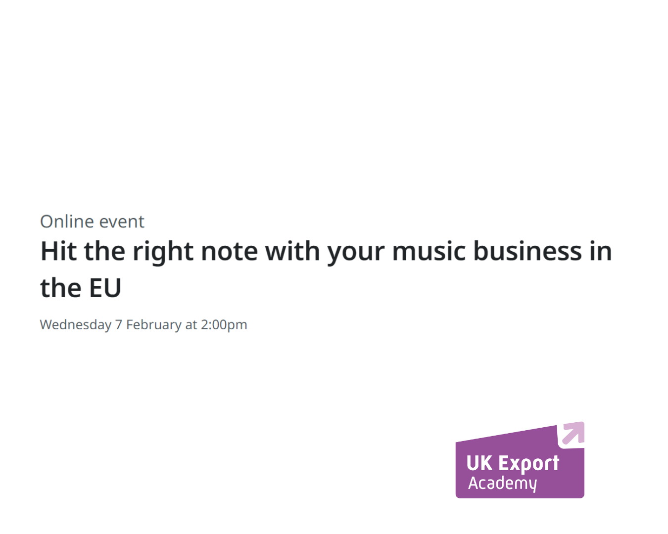 Asset for event: hit the right note with your music business in the EU