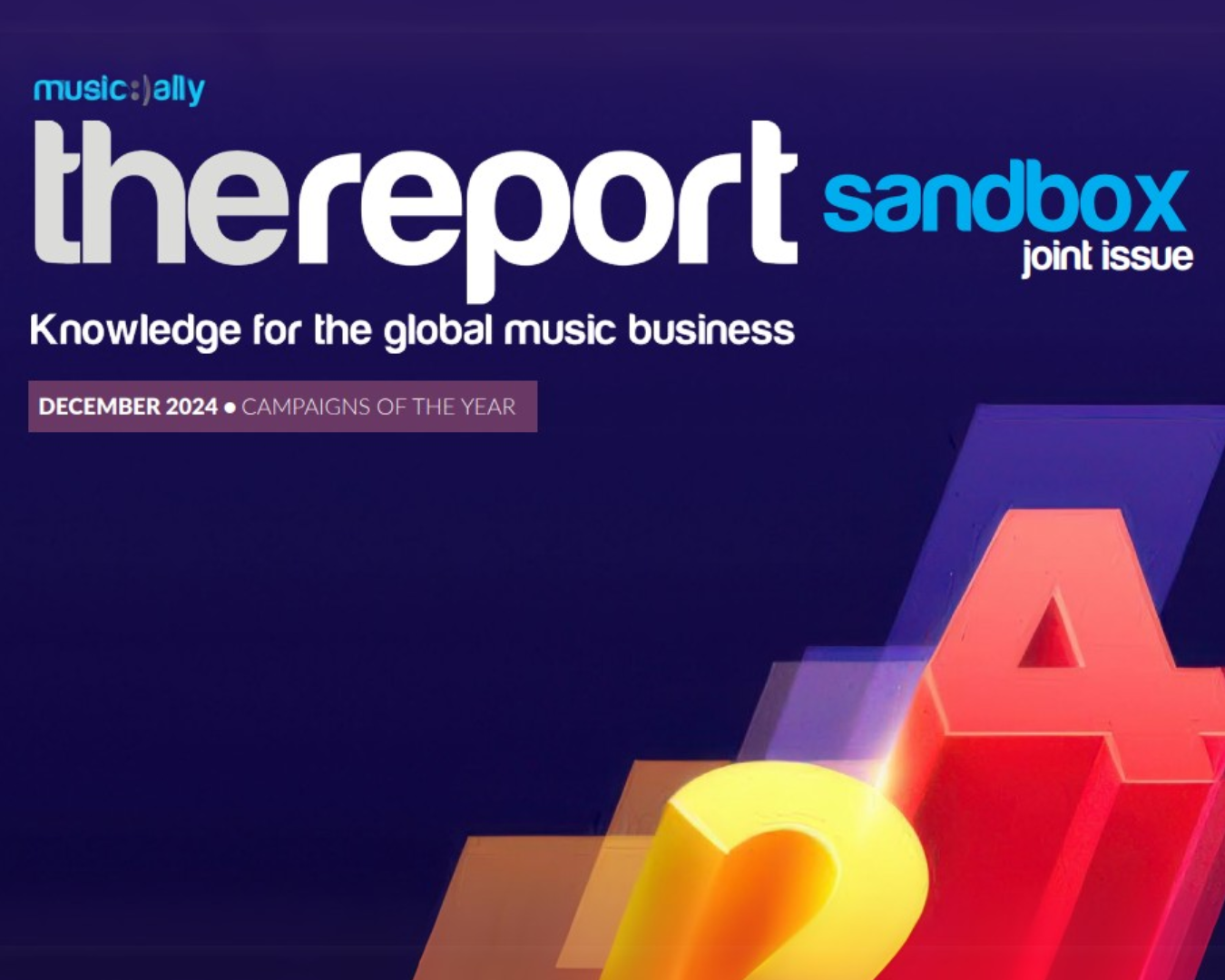 Music Ally Sandbox Campaigns of the Year 2024