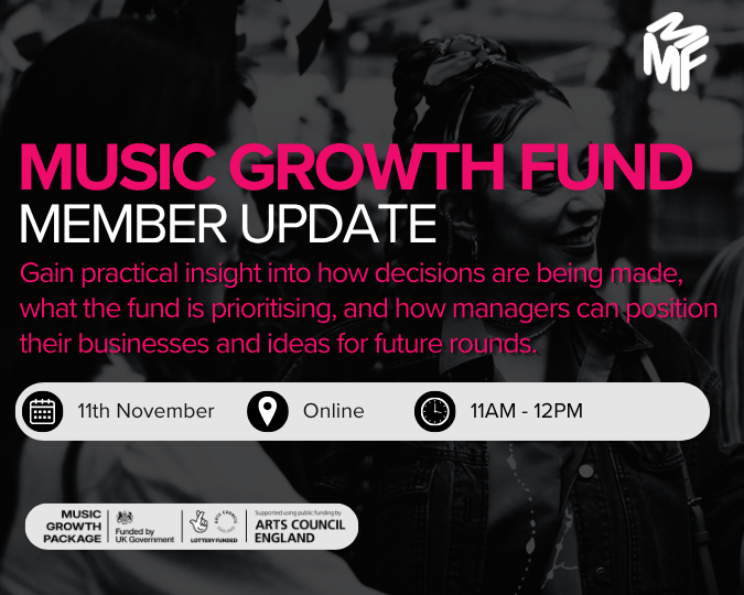 Music Growth Fund: Member Update